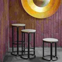 Bild von Please Wait to be Seated. Hardie Hocker H: 44 cm – Esche natur / Schwarz