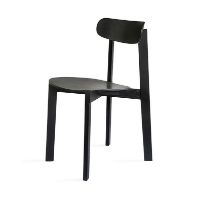 Bild von Bitte warten Sie, bis Sie Platz nehmen. Bondi Stuhl SH: 44,5 cm – Schwarz