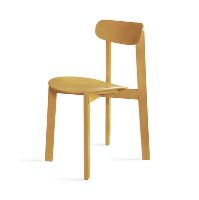 Bild von Bitte warten Sie, bis Sie Platz nehmen. Bondi Chair SH: 44,5 cm – Kurkumagelb