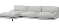 Bild von GUBI Flaneur Sofa m. Chaiselongue B: 270 cm – Schwarz / Fame Hybrid 1101