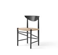 Bild von &Tradition HM3 Drawn Chair SH: 46 cm – Naturpapierkordel/Schwarze Eiche