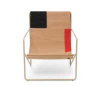 Bild von Ferm Living Desert Lounge Chair SH: 20 cm – Kaschmir/Block