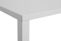 Bild von HAY New Order Tisch 100 x 200 cm – hellgrau pulverbeschichtet/wolkengraues Linoleum