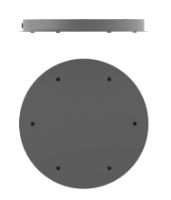 Bild von Sensory Light 6 Wide Pendant Ø: 47cm – Rock Grey/Optic Clear