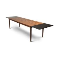 Bild von Sibast Furniture No 2 Tisch m. Tilægsplader 240x95 cm – Räuchereiche