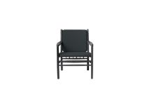 Bild von FDB Furniture J147 Sessel SH: 40,9 cm – Schwarz lackierte Eiche / Dunkelgrün