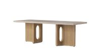 Bild von Audo Copenhagen Androgyne Loungetisch 120x45 cm – Natureiche / Kunis Breccia Sand FRONTDESIGN: MITTE AUGUST