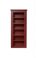 Bild von Lindebjerg Design Color N4 Vitrine Linksangeschlagene Tür 80x170 cm - Rot