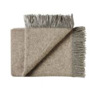 Bild von Silkeborg Uldspinderi Fanø Plaid 140 x 240 cm – Kieselbeige OUTLET