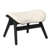 Bild von Umage A Conversation Piece Ottoman H: 43 cm – Teddy White/Sort Eg