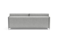 Bild von Innovation Living NORDHAM Schlafsofa L: 211 cm – Micro Check Grau/Edelstahl