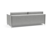 Bild von Innovation Living NORDHAM Schlafsofa L: 211 cm – Micro Check Grau/Edelstahl