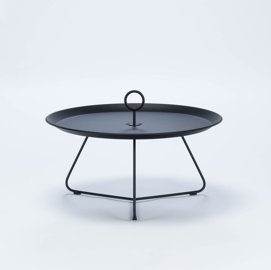 Bild von HOUE EYELET Tabletttisch Ø: 70 cm - Schwarz