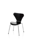 Bild von Fritz Hansen Miniatur Serie 7 H: 13 cm - Schwarz OUTLET