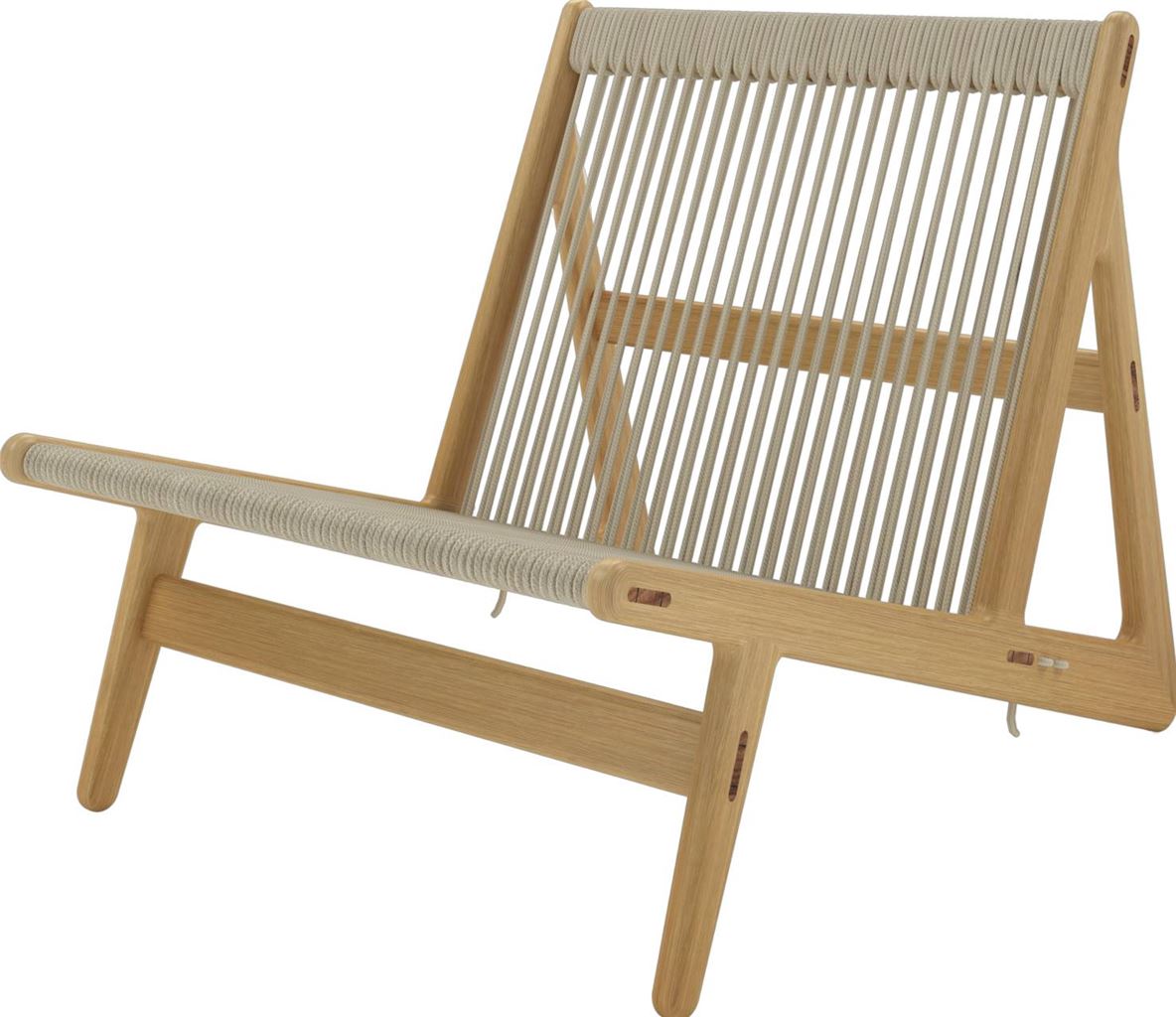 Bild von GUBI MR01 Initial Lounge Chair SH: 33 cm – Eiche