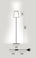 Bild von Foscarini Birdie Easy Gulvlampe H: 150cm - Sortiert