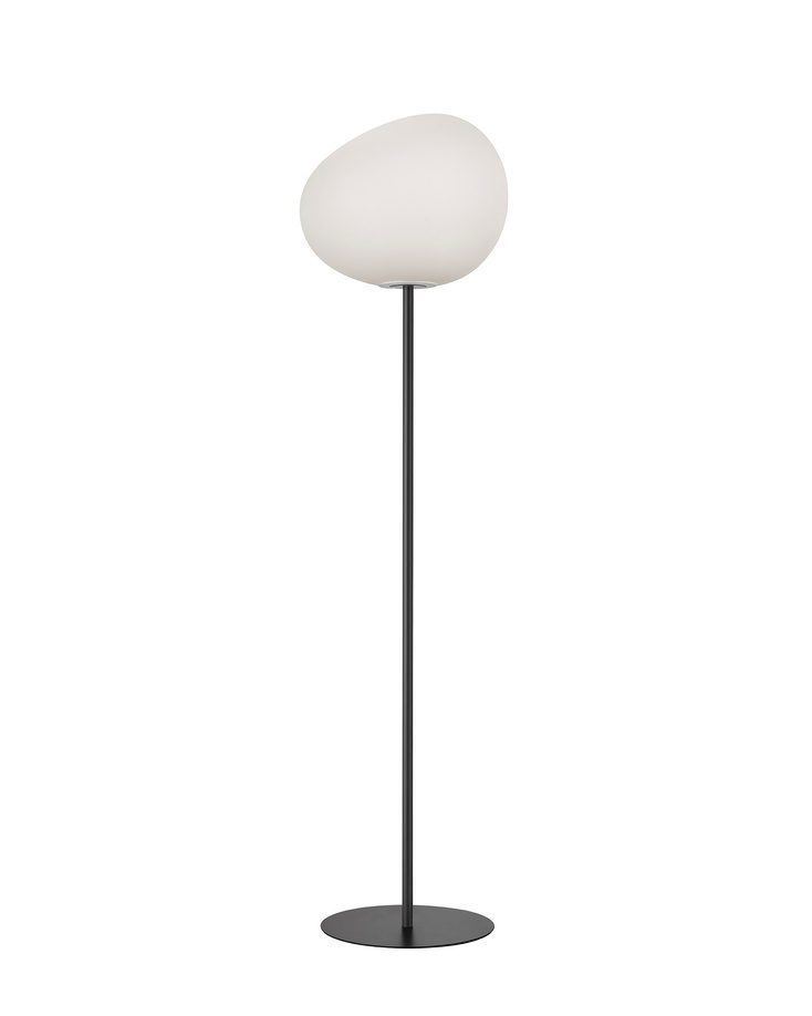 Bild von Foscarini Gregg Stehleuchte groß H: 186 cm – Graphit/Weiß