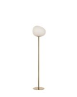 Bild von Foscarini Gregg Stehleuchte Mittel H: 151 cm – Gold/Weiß