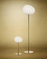 Bild von Foscarini Gregg Stehleuchte Mittel H: 151 cm – Gold/Weiß