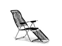 Bild von Fiam Spaghetti Outdoor Relaxsessel SH: 38 cm - Schwarz