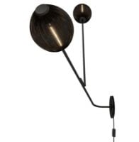 Bild von GUBI Satellite Wandleuchte H: 119 cm - Soft Black