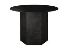 Bild von GUBI Epic Couchtisch Ø: 60 cm – Mitternachtsschwarzer Stahl