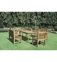 Bild von Kircodan Queens Park Bench 2 Pers. L: 121 cm – Teak