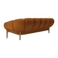 Bild von GUBI Croissant Sofa SH: 46 cm - Eiche / Sämischleder