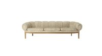 Bild von GUBI Croissant Sofa SH: 46 cm – Eiche/Zeder Smile