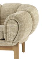 Bild von GUBI Croissant Sofa SH: 46 cm – Eiche/Zeder Smile