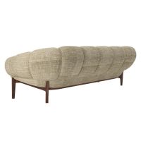 Bild von GUBI Croissant Sofa SH: 46 cm - Walnuss / Dedar Smila