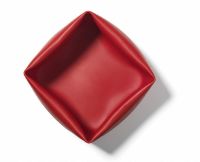 Bild von Normann Copenhagen Spülschaufel und Bürste 14x28 cm – Rot/Buche – VORBESTELLUNG: OKTOBER 2023