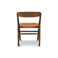 Bild von Sibast Furniture No 9 Esszimmerstuhl SH: 45 – Räuchereiche / Dunes-Leder Cognac