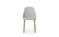 Bild von Normann Copenhagen Allez Stuhl Eiche Indoor SH: 45,5 cm – Warmgrau