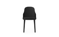 Bild von Normann Copenhagen Allez Stuhlpolsterung PP Indoor SH: 45,5 cm – Schwarz / Main Line Flax