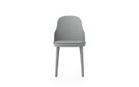 Bild von Normann Copenhagen Allez Stuhlpolsterung PP Indoor SH: 45,5 cm – Grau / Main Line Flachs