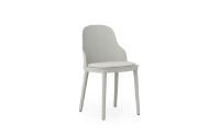 Bild von Normann Copenhagen Allez Stuhlpolsterung PP Indoor SH: 45,5 cm – Warm Grey / Main Line Flax