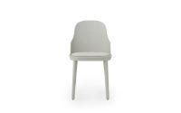 Bild von Normann Copenhagen Allez Stuhlpolsterung PP Indoor SH: 45,5 cm – Warm Grey / Main Line Flax