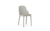 Bild von Normann Copenhagen Allez Stuhlpolsterung PP Indoor SH: 45,5 cm - Warm Grey / Ultra Leather