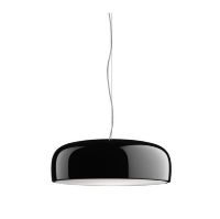 Bild von FLOS Smithfield Suspension Pro Pendant DALI Dimmbar Ø: 60 cm - Glänzendes Schwarz