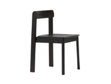 Bild von Form & Refine Blueprint Stuhl SH: 45 cm – Schwarz lackierte Eiche