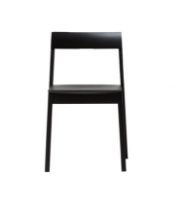 Bild von Form & Refine Blueprint Stuhl SH: 45 cm – Schwarz lackierte Eiche