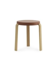 Bild von Normann Copenhagen Tap Hocker H: 43 cm – Eiche/Karamell