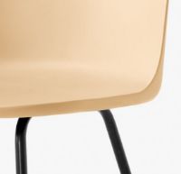 Bild von &Tradition HW6 Rely Chair SH: 46 cm – Beige Sand/Schwarzes Gestell