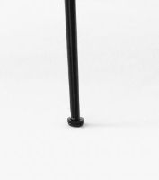 Bild von &Tradition HW6 Rely Chair SH: 46 cm – Schwarz/Schwarzes Gestell