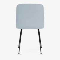 Bild von &Tradition HW6 Rely Chair SH: 46 cm – Hellblau/Schwarzes Gestell