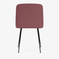 Bild von &Tradition HW6 Rely Chair SH: 46 cm – Rotbraun/Schwarzes Gestell
