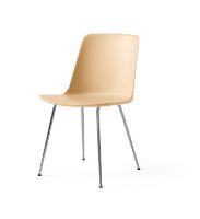 Bild von &Tradition HW6 Rely Chair SH: 46 cm – Beige Sand/Chrombasis