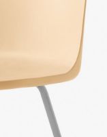 Bild von &Tradition HW6 Rely Chair SH: 46 cm – Beige Sand/Chrombasis