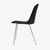 Bild von &Tradition HW6 Rely Chair SH: 46 cm – Gestell Schwarz/Chrom